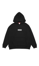 SIMS BOX LOGO BIG HOODIE BLACK