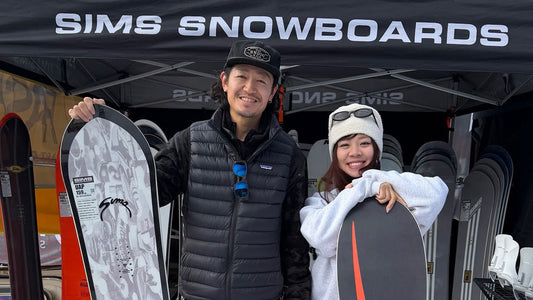SIMSライダー星野文香・平田巧が、来季SIMSスノーボードをおすすめレポート！