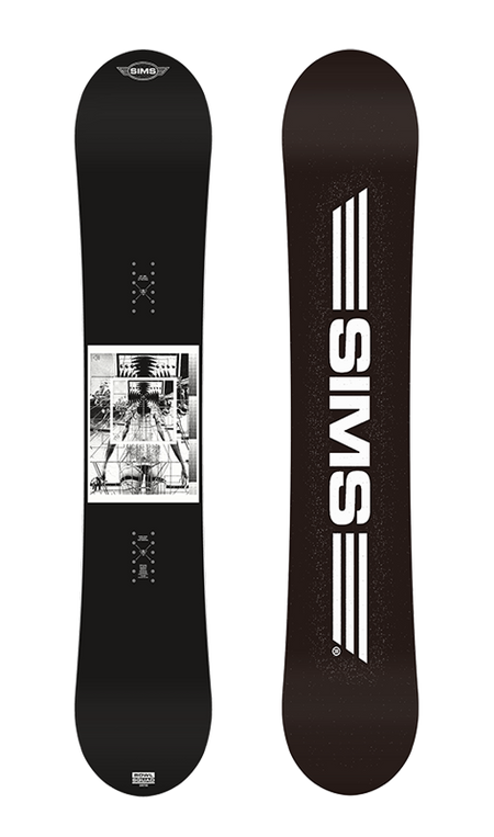 スノーボード SIMS * THE DAY Camber BLACK 23-24 154cm スノーボード スノーボード SIMS * THE DAY Camber BLACK 23-24 154cm スノーボード