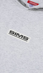 SIMS BOX LOGO BIG HOODIE ASH GRAY