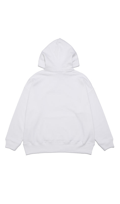 SIMS BOX LOGO BIG HOODIE WHITE