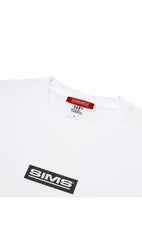 SIMS BOX LOGO BIG S/S TEE WHITE